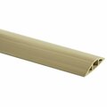 Hubbell FloorTrak- Flexible Nonmetallic Cover for Cables, Beige - 25 ft. FT3BG25